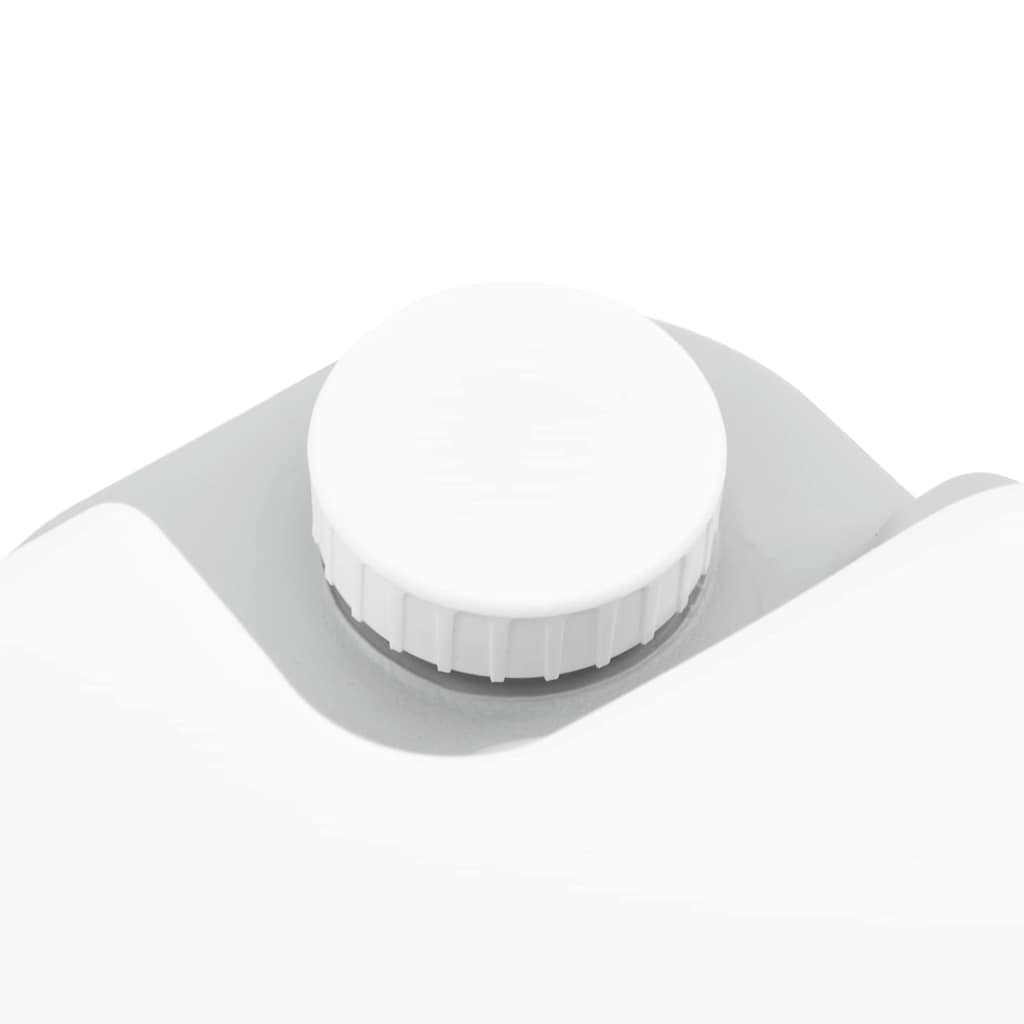 Camping-Toilette Grau und Weiß 41,5 x 36,5 x 30 cm Polyethylen