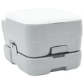 Camping-Toilette Grau und Weiß 41,5 x 36,5 x 30 cm Polyethylen