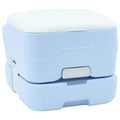 Camping-Toilette Helles Blau und Weiß 41,5 x 36,5 x 30 cm