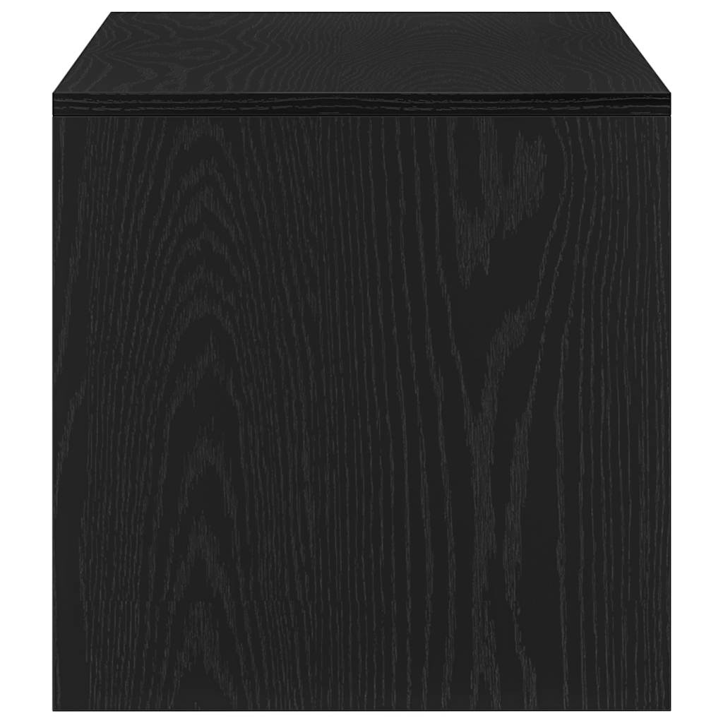 TV-Schrank Schwarz Eichen-Optik 100x40x40 cm Holzwerkstoff