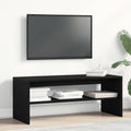TV-Schrank Schwarz Eichen-Optik 100x40x40 cm Holzwerkstoff