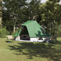 Tipi Zelt mit Dach mit Speicher Grün 466 x 310 x 240 cm Taft