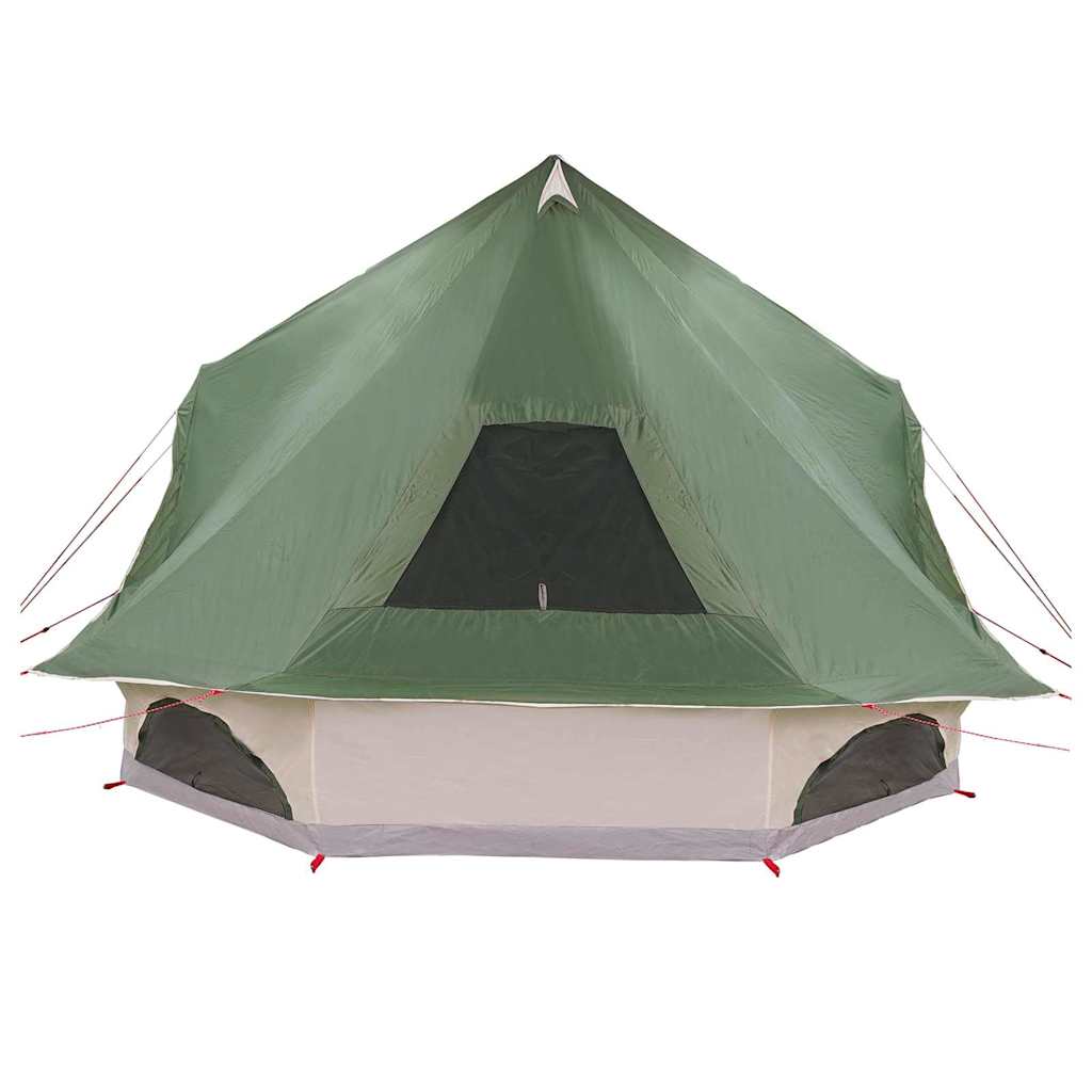 Tipi Zelt mit Dach mit Speicher Grün 680 x 430 x 270 cm Taft