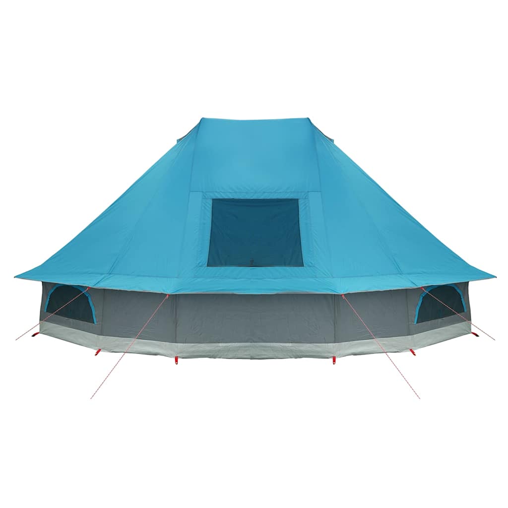 Tipi Zelt mit Dach mit Speicher Blau 680 x 430 x 270 cm Taft