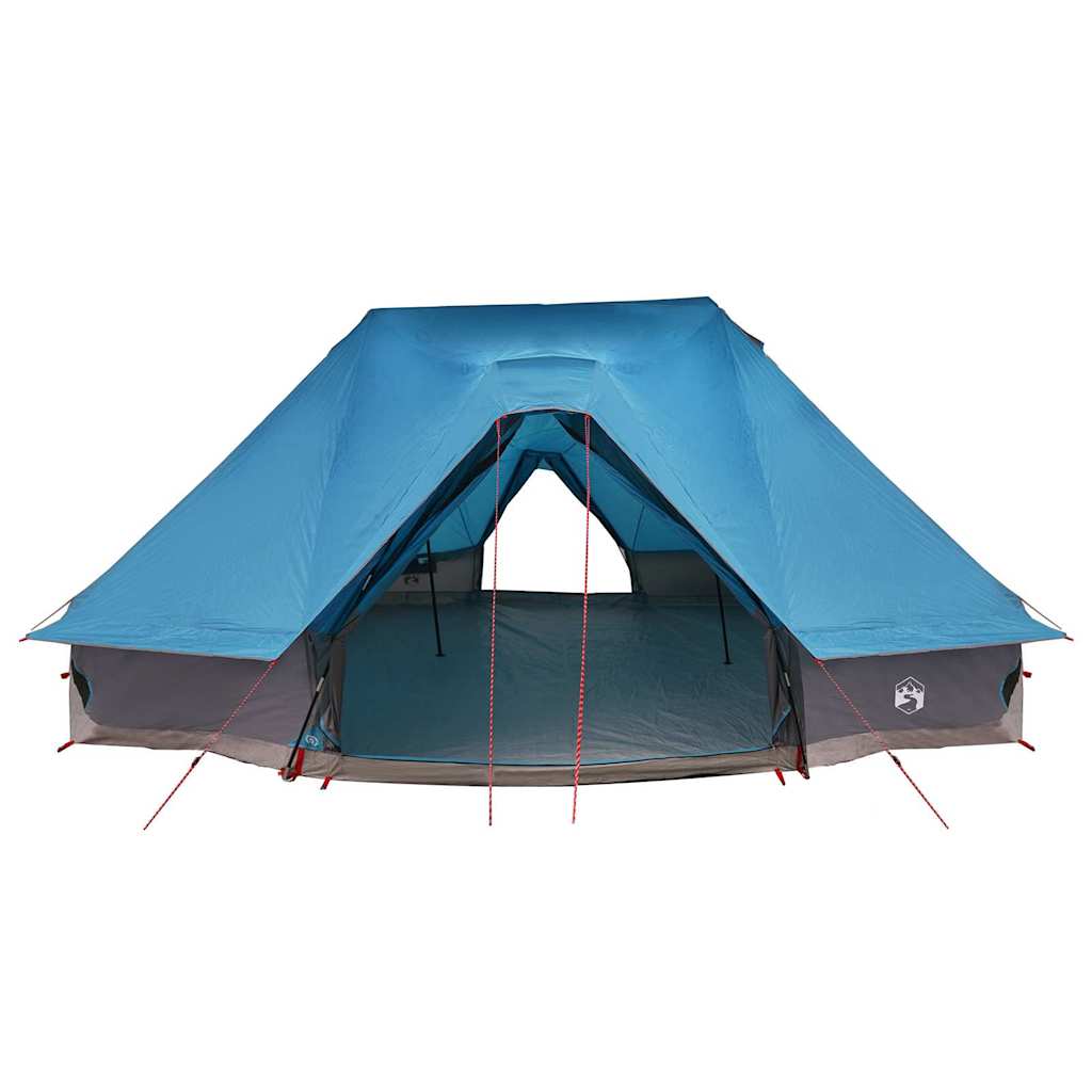 Tipi Zelt mit Dach mit Speicher Blau 680 x 430 x 270 cm Taft