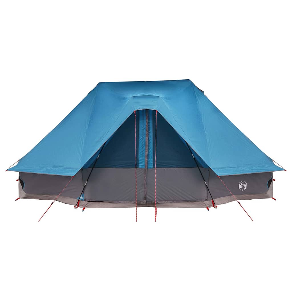 Tipi Zelt mit Dach mit Speicher Blau 680 x 430 x 270 cm Taft