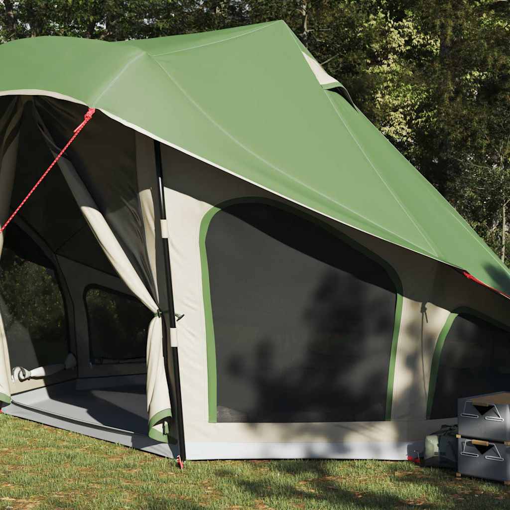 Tipi Zelt mit Dach mit Speicher Grün 508 x 470 x 300 cm Taft