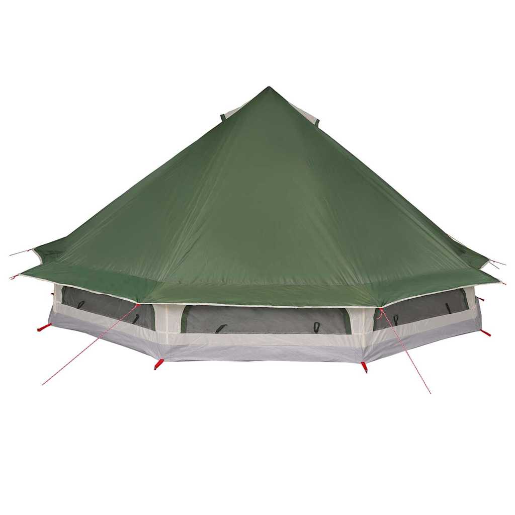 Tipi Zelt mit Dach mit Speicher Grün 508 x 470 x 300 cm Taft