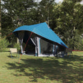 Tipi Zelt mit Dach mit Speicher Blau 508 x 470 x 300 cm Taft