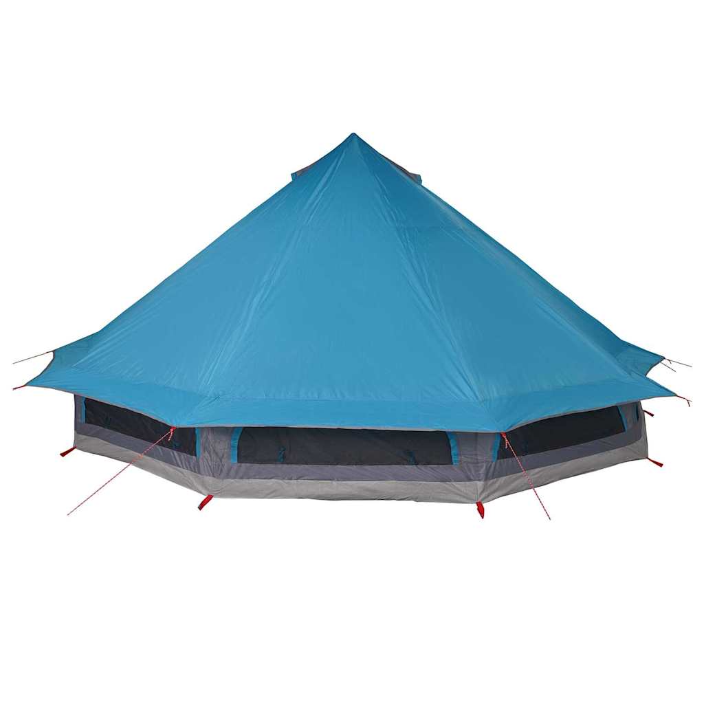 Tipi Zelt mit Dach mit Speicher Blau 508 x 470 x 300 cm Taft