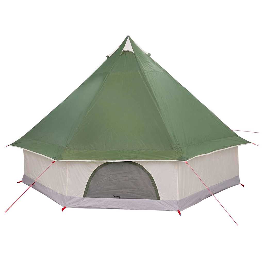 Tipi Zelt mit Dach mit Speicher Grün 400 x 346 x 250 cm Taft