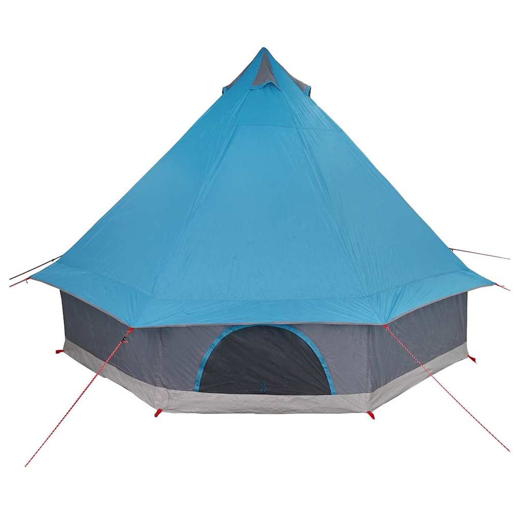 Tipi Zelt mit Dach mit Speicher Blau 400 x 346 x 250 cm Taft