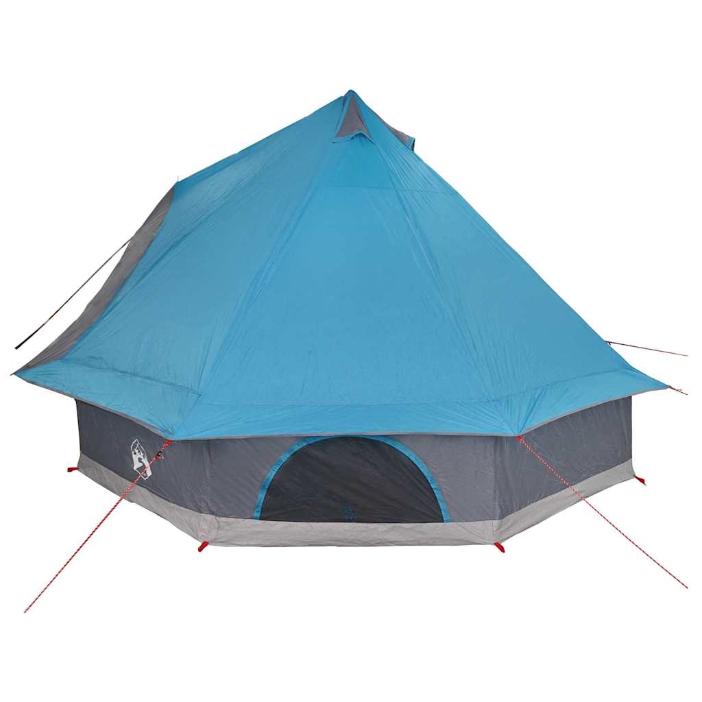 Tipi Zelt mit Dach mit Speicher Blau 400 x 346 x 250 cm Taft