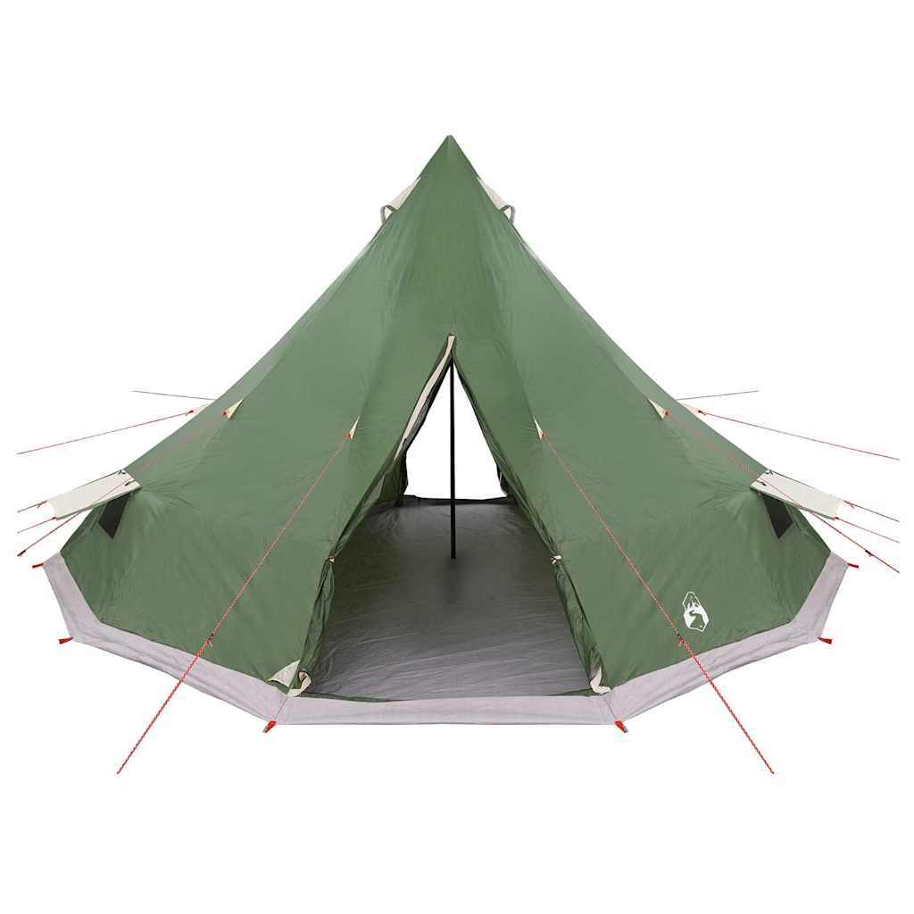 Tipi Zelt mit Dach mit Speicher Grün 560 x 560 x 300 cm Taft