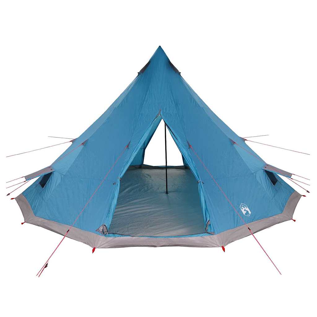 Tipi Zelt mit Dach mit Speicher Blau 560 x 560 x 300 cm Taft