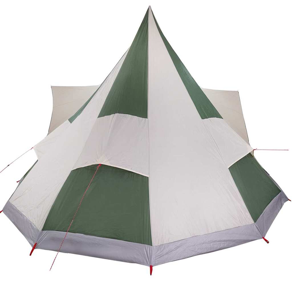 Tipi Zelt mit Dach mit Speicher Grün 510 x 690 x 330 cm Taft