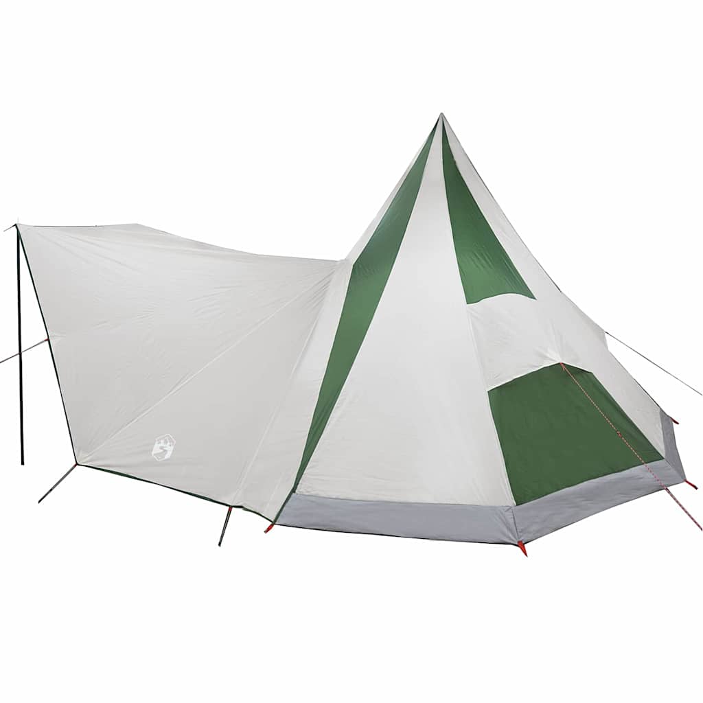Tipi Zelt mit Dach mit Speicher Grün 510 x 690 x 330 cm Taft