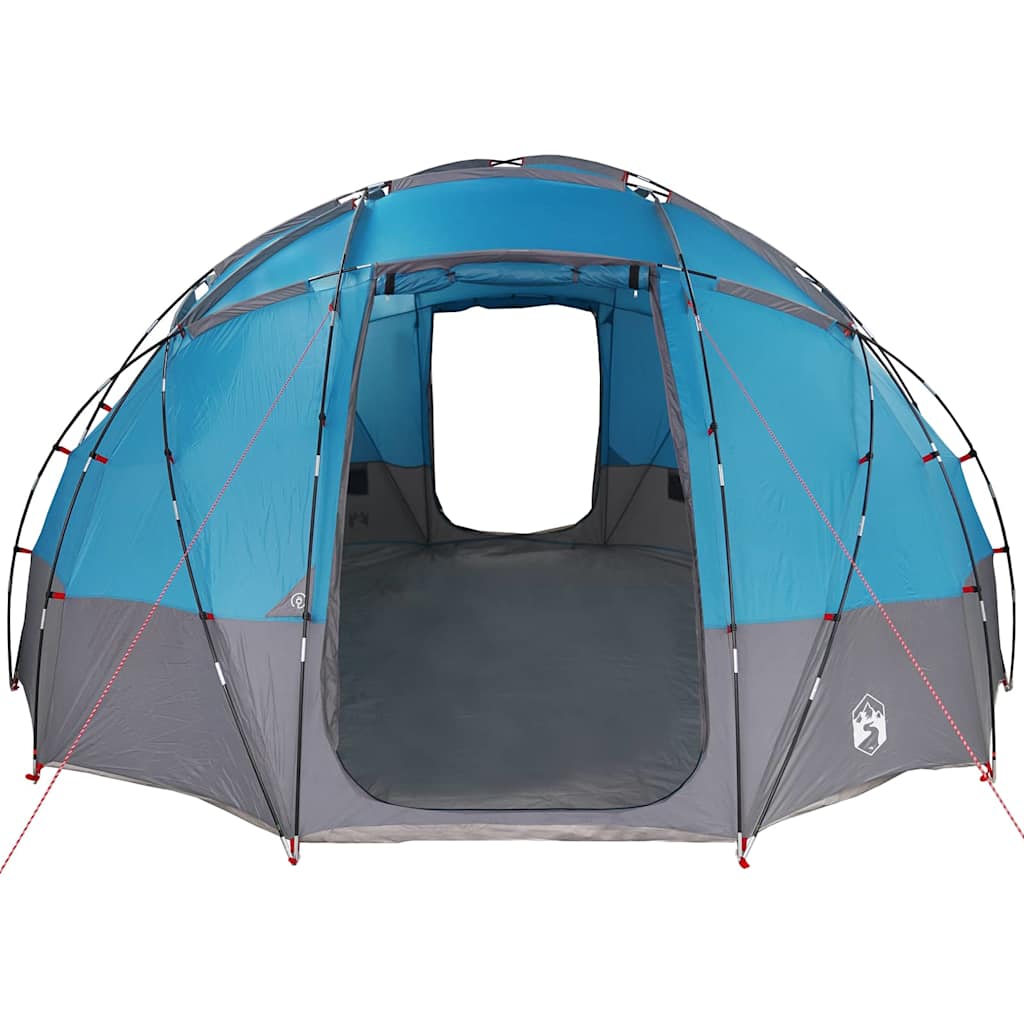 Kuppelzelt mit Dach mit Speicher Blau 475 x 475 x 235 cm Taft