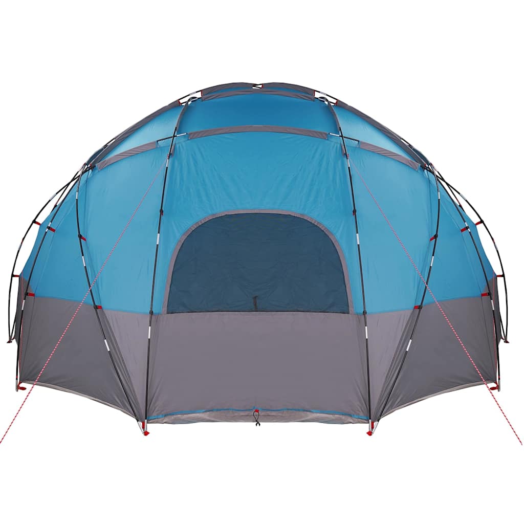 Kuppelzelt mit Dach mit Speicher Blau 475 x 475 x 235 cm Taft