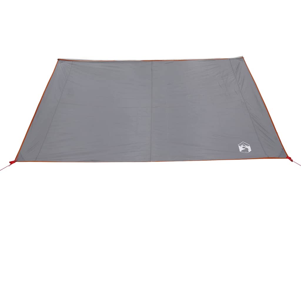 Wasserfeste Plane mit Dach Grau und Orange 240 x 300 cm