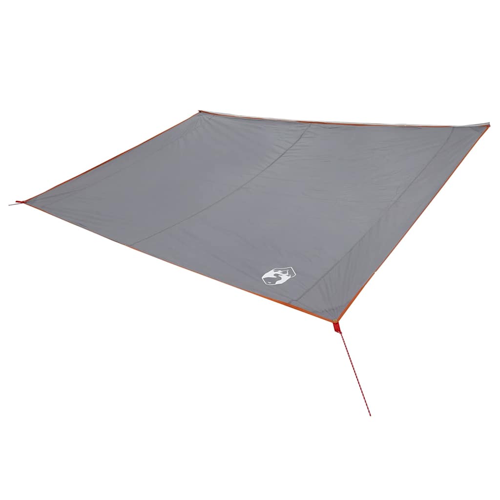 Wasserfeste Plane mit Dach Grau und Orange 240 x 350 cm