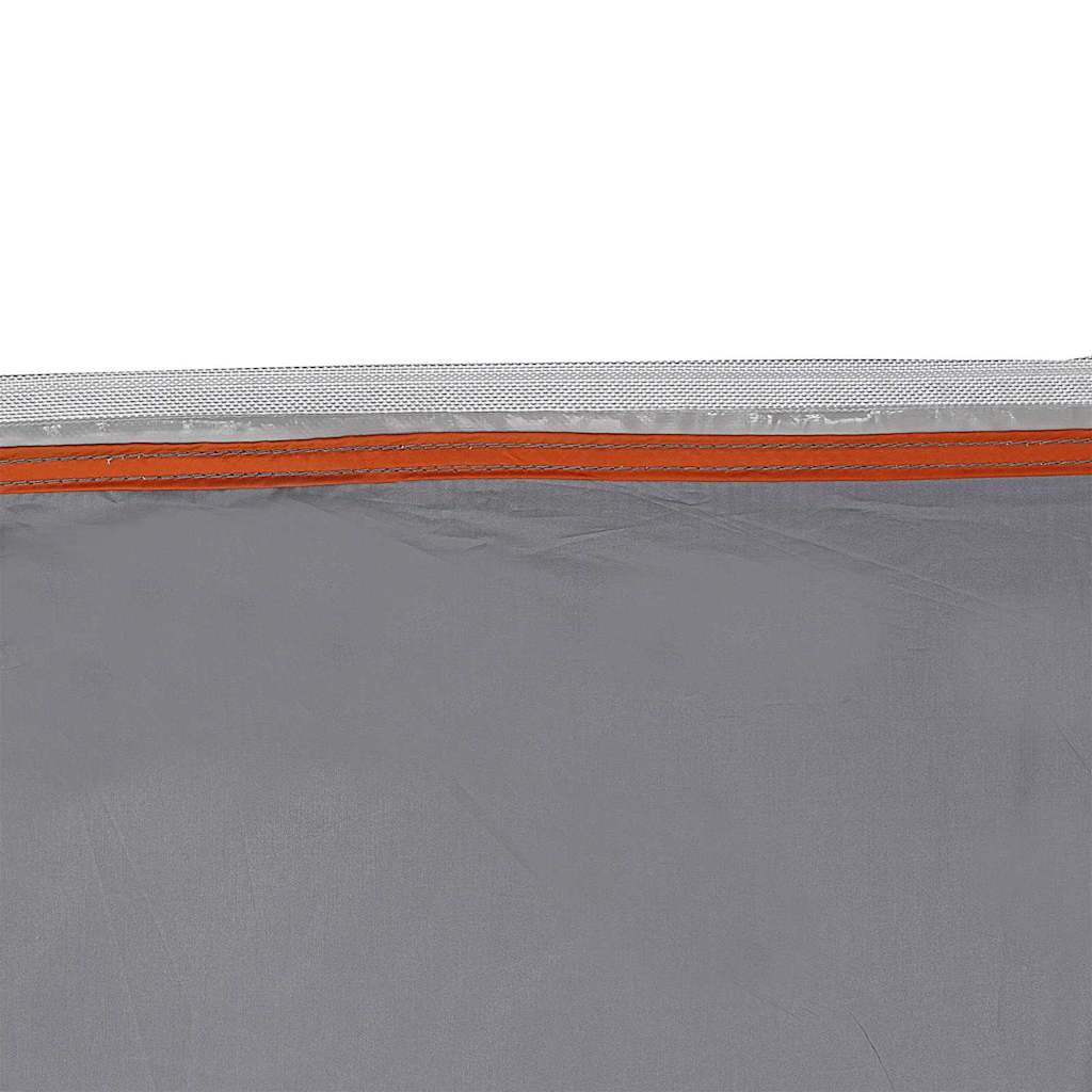 Wohnwagenmarkise Personen 240 x 350 cm Grau und Orange Taft
