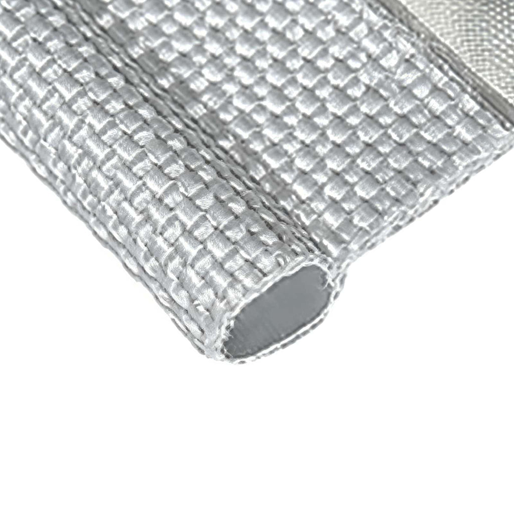 Wohnwagenmarkise Personen 240 x 350 cm Grau und Orange Taft