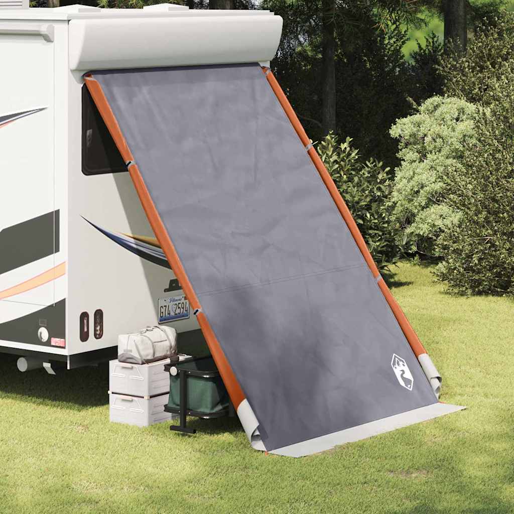 Heckklappenzelt Grau und Orange 190 x 150 x 185 cm Taft