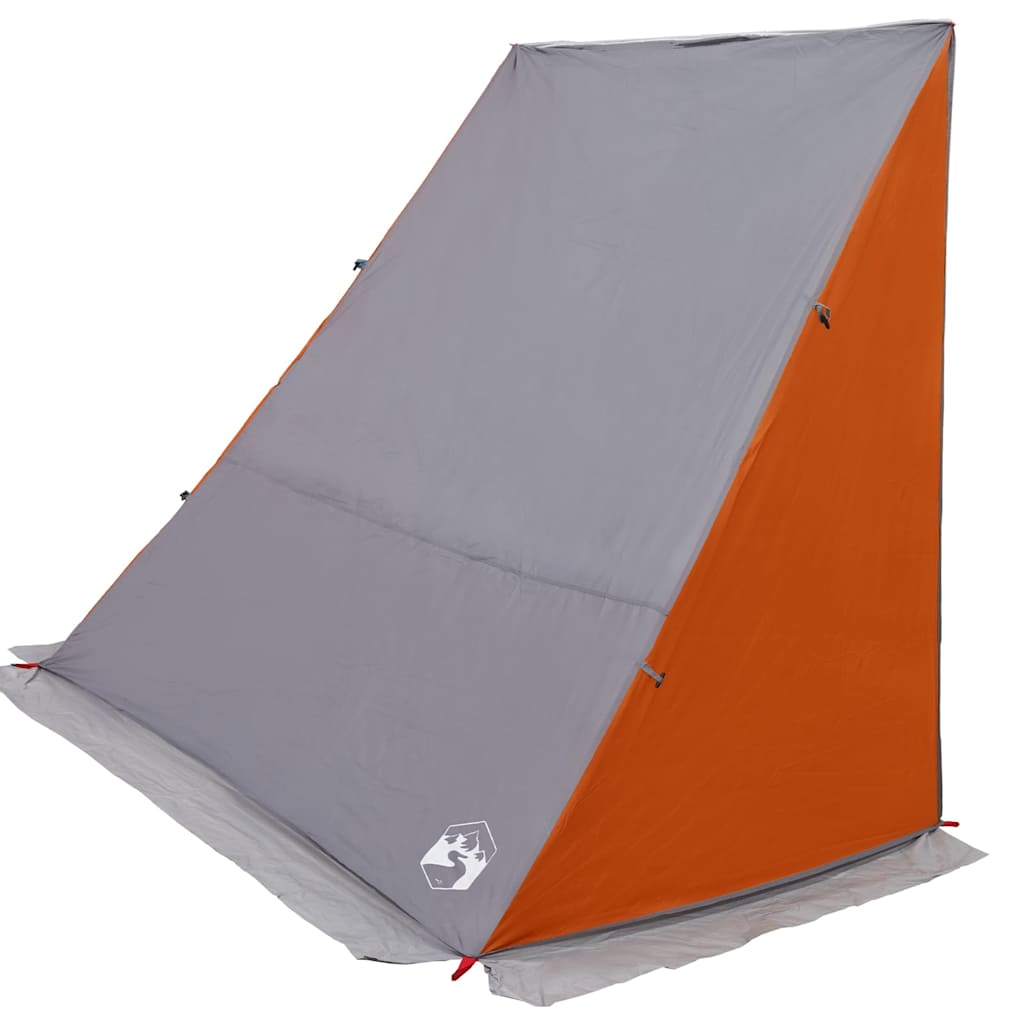 Heckklappenzelt Grau und Orange 190 x 150 x 185 cm Taft
