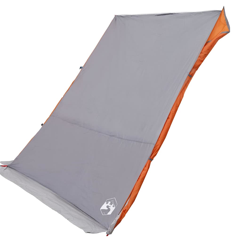 Heckklappenzelt Grau und Orange 190 x 150 x 185 cm Taft