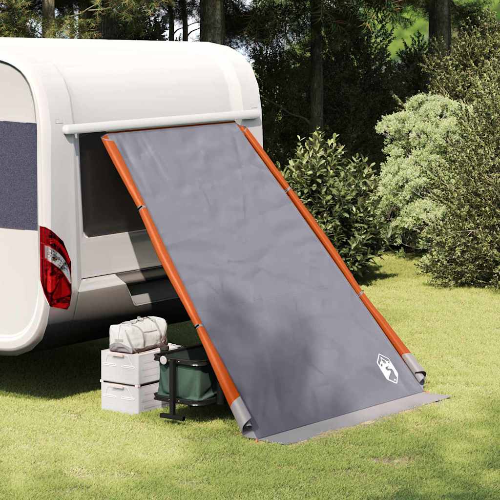 Heckklappenzelt Grau und Orange 190 x 150 x 185 cm Taft