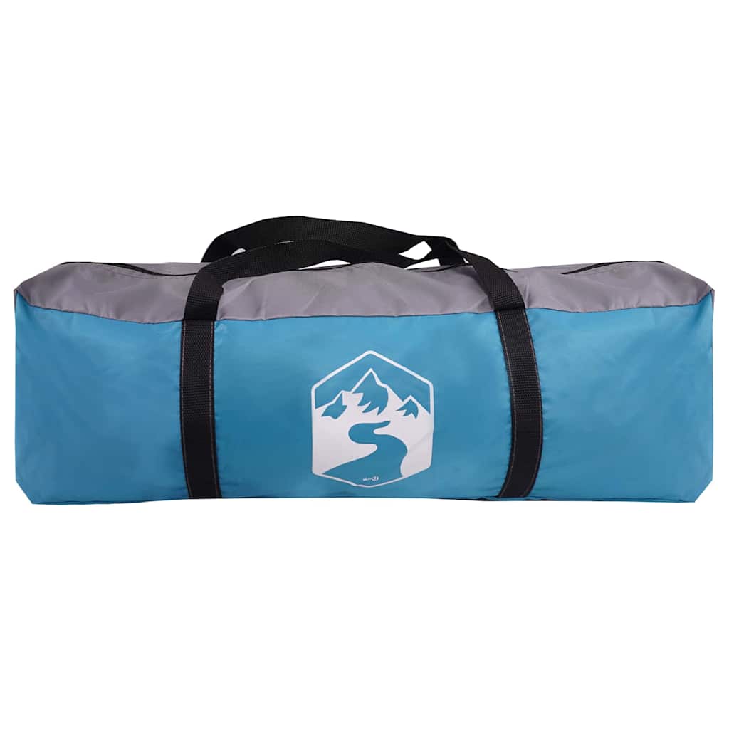 Familienzelt mit Dach mit Speicher Blau 833 x 585 x 216 cm Taft
