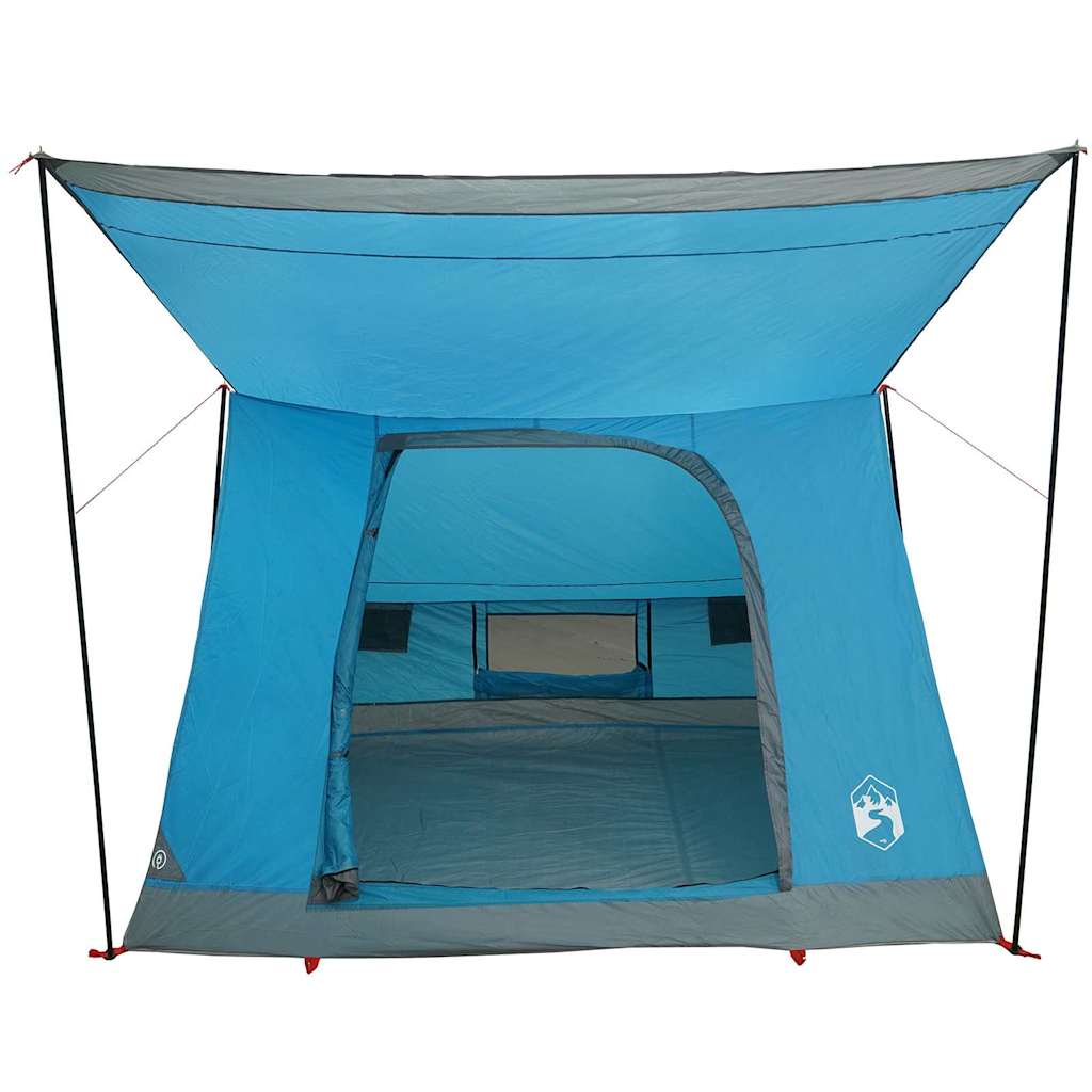 Campingzelt mit Dach mit Speicher Blau 223 x 163 x 130 cm Taft