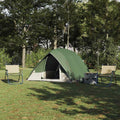 Campingzelt mit Dach mit Speicher Grün 275 x 230 x 140 cm Taft