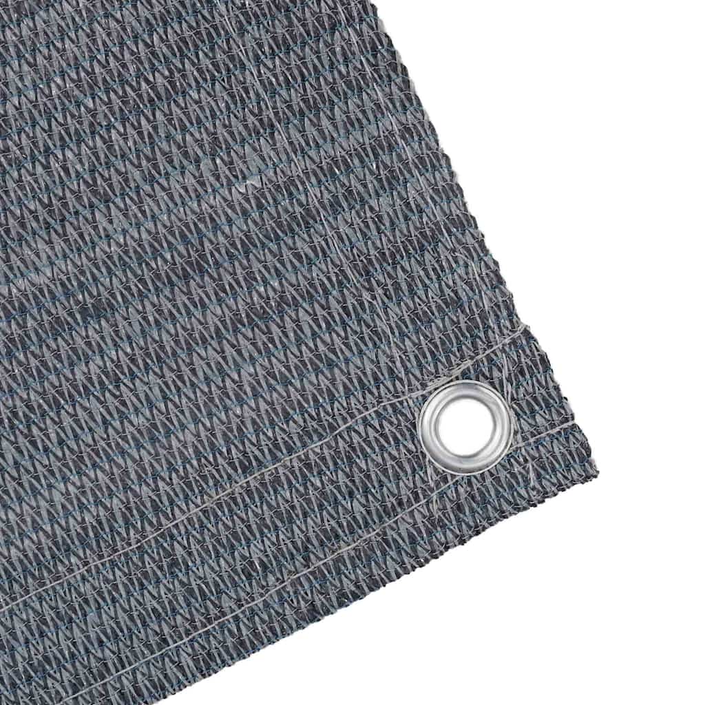 Zeltteppich Blau und Grau 250 x 250 cm Polyethylen