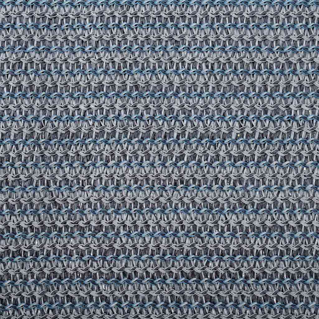 Zeltteppich Blau und Grau 350 x 250 cm Polyethylen
