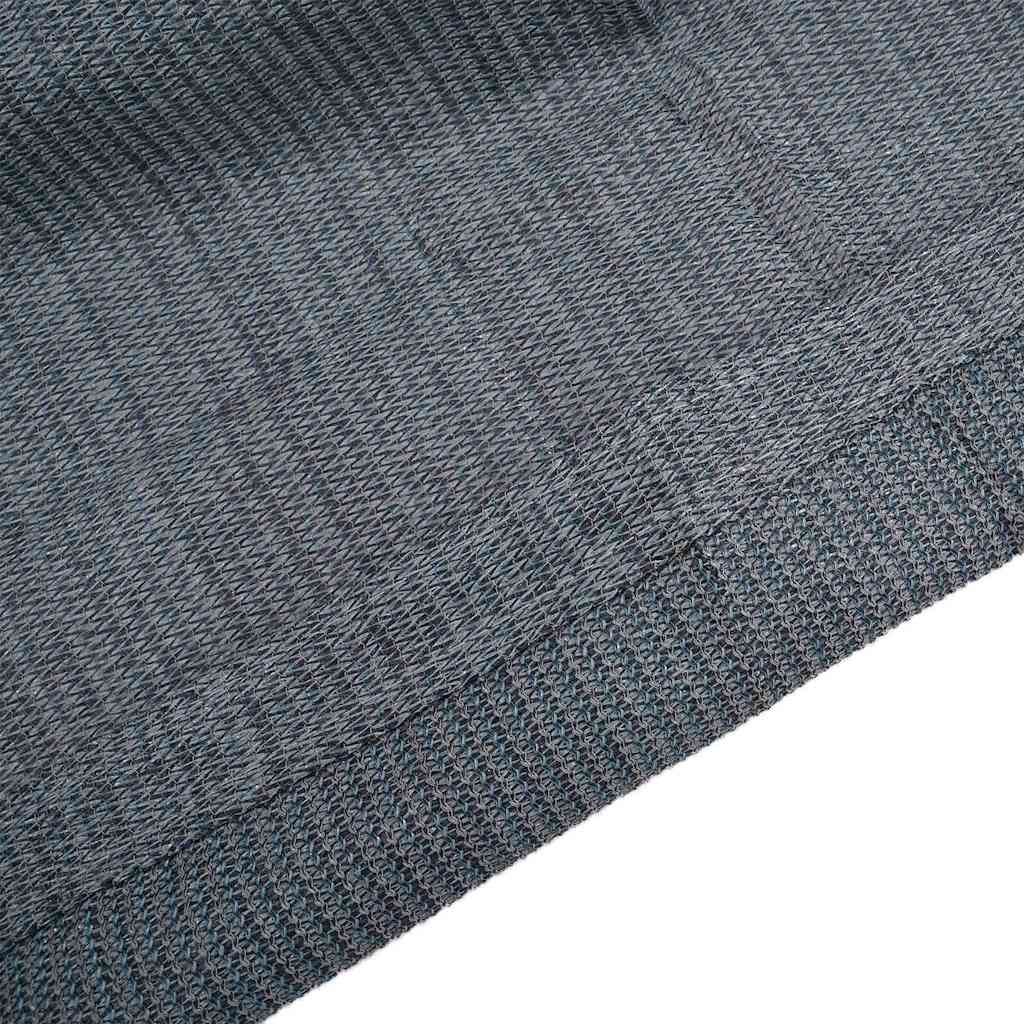 Zeltteppich Blau und Grau 400 x 300 cm Polyethylen