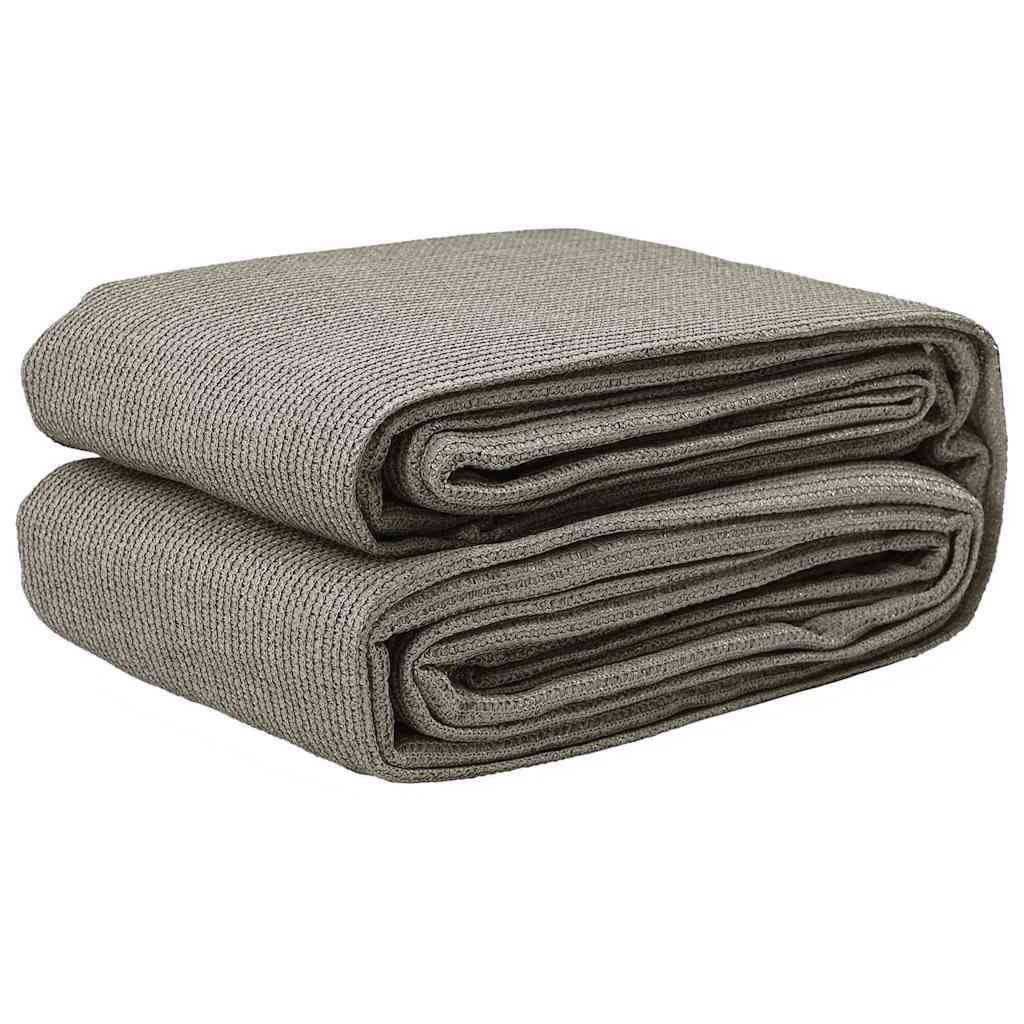 Zeltteppich Hellgrau 300 x 250 cm Polyethylen