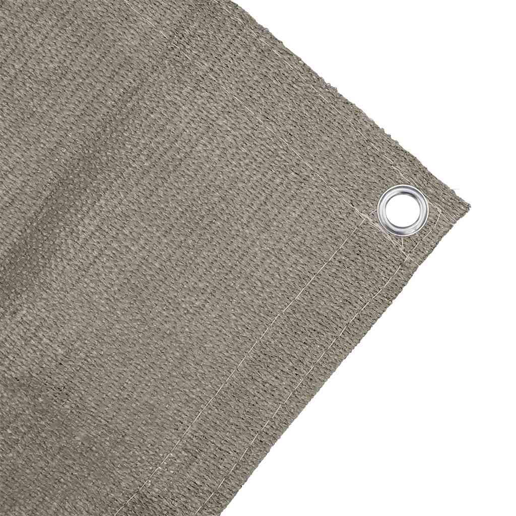 Zeltteppich Hellgrau 500 x 250 cm Polyethylen