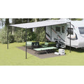 Zeltteppich Hellgrau 550 x 250 cm Polyethylen