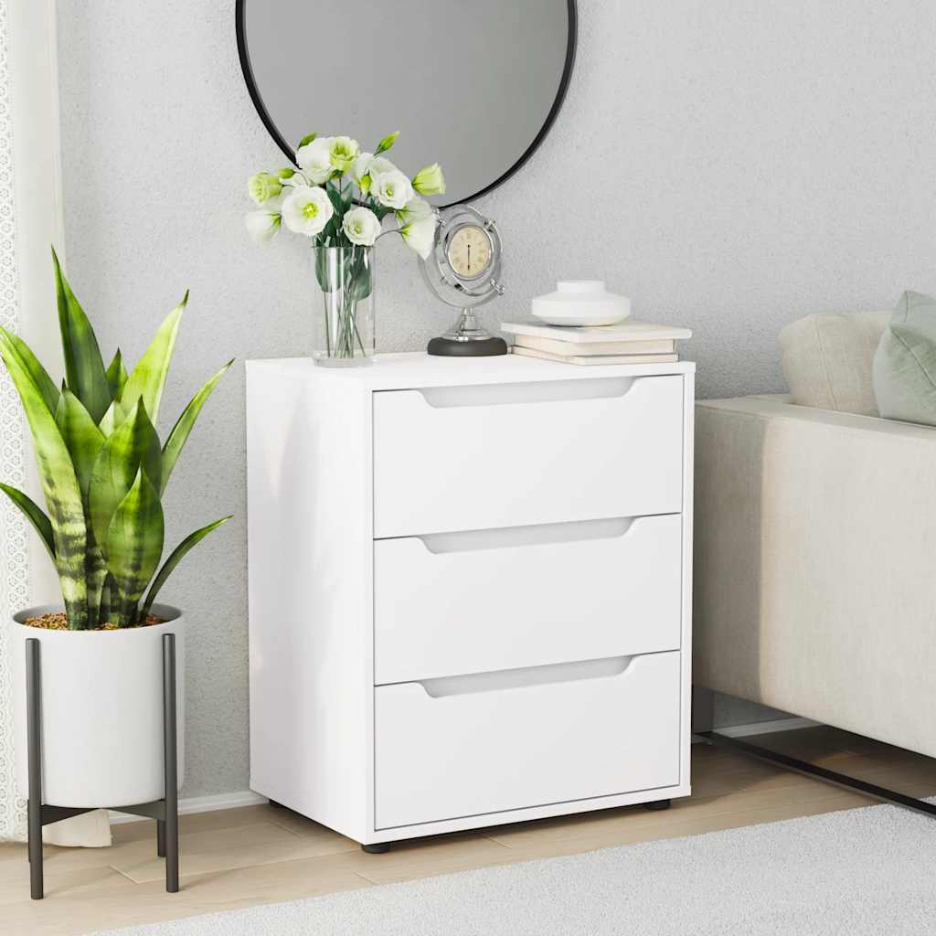 Sideboard VISNES Weiß 60x40x73 cm Holzwerkstoff