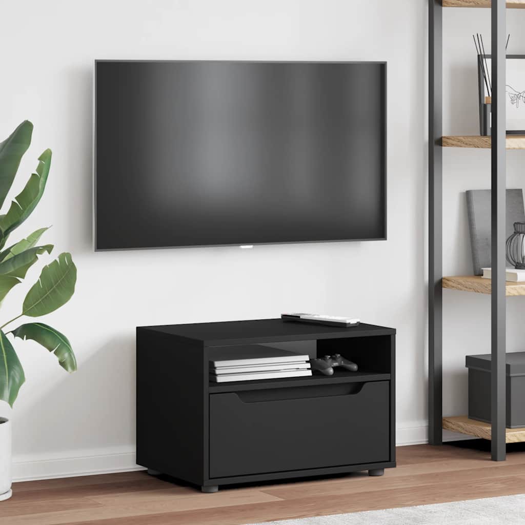 TV-Schrank VISNES Schwarz 60x40x38 cm Holzwerkstoff