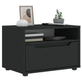 TV-Schrank VISNES Schwarz 60x40x38 cm Holzwerkstoff