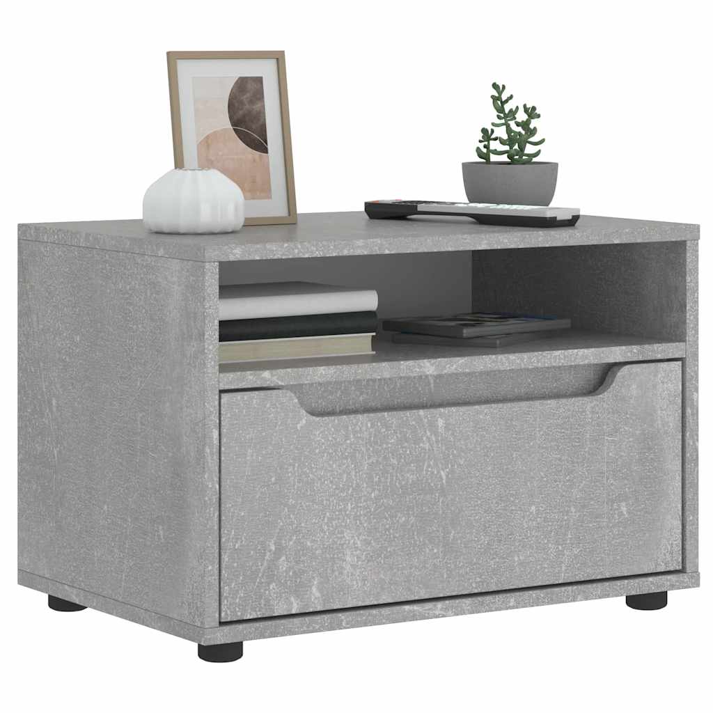 TV-Schrank VISNES Betongrau 60x40x38 cm Holzwerkstoff
