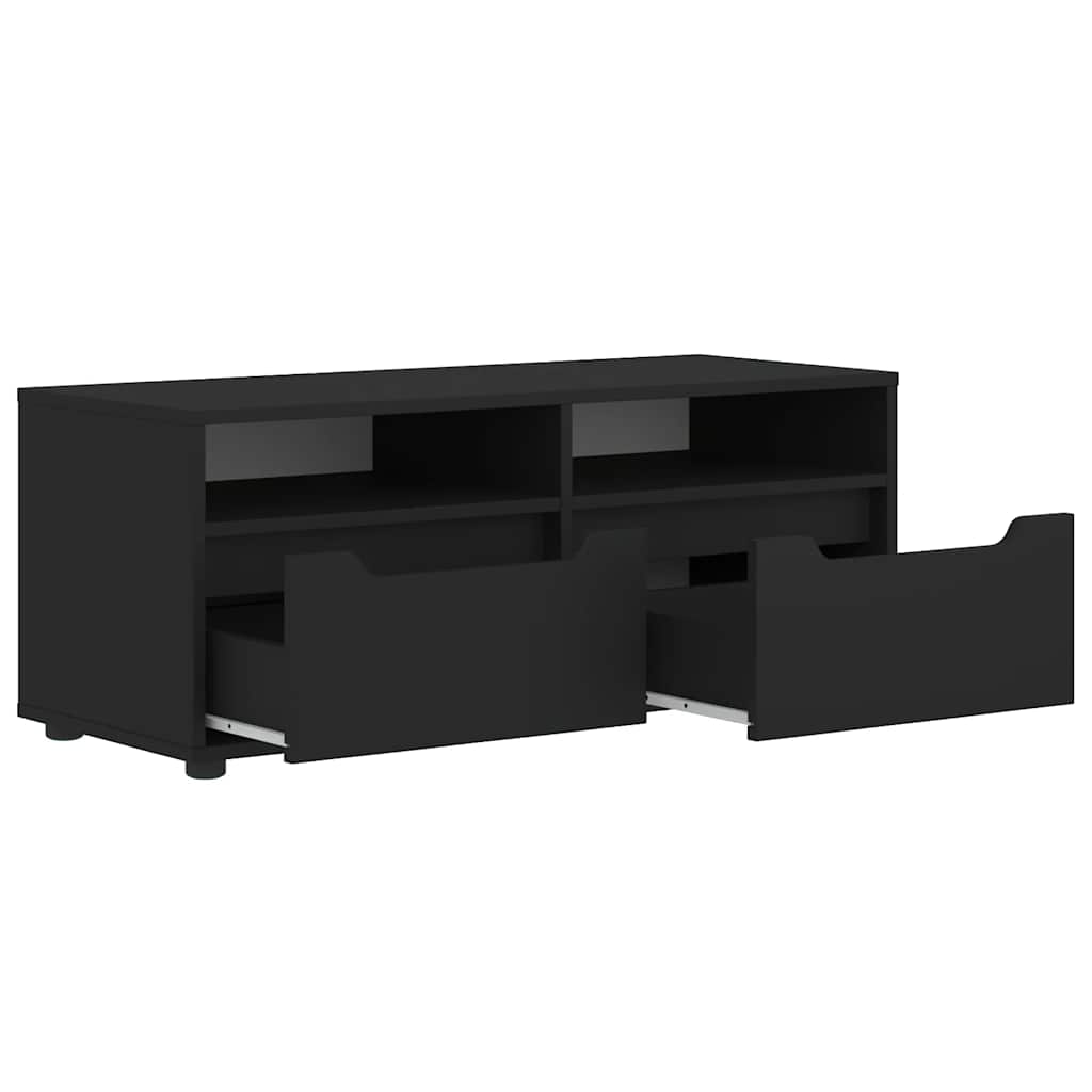 TV-Schrank VISNES Schwarz 100x40x38 cm Holzwerkstoff