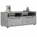 TV-Schrank VISNES Betongrau 100x40x38 cm Holzwerkstoff