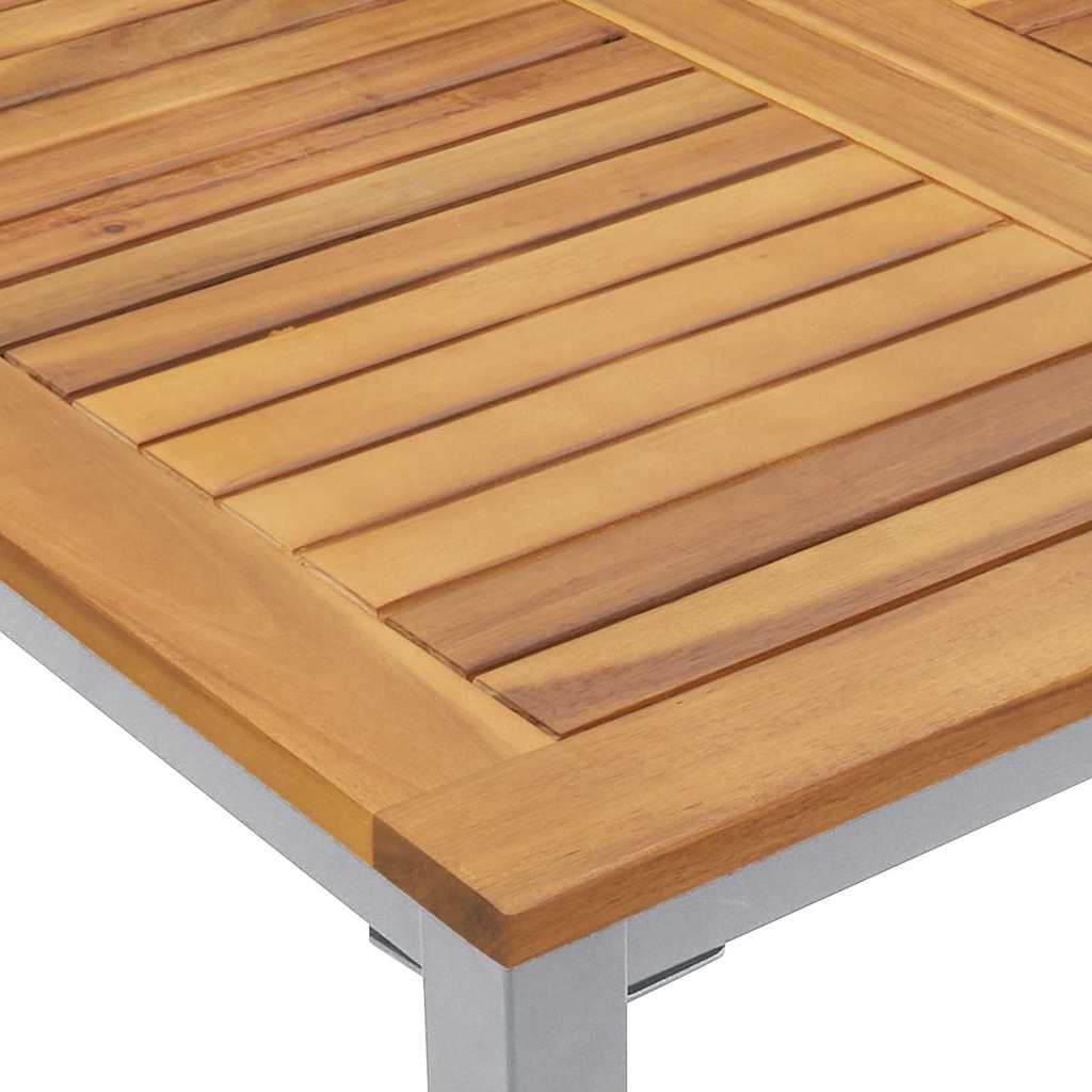 Tisch für Outdoor Natürlich und Grau 150 x 90 x 75 cm