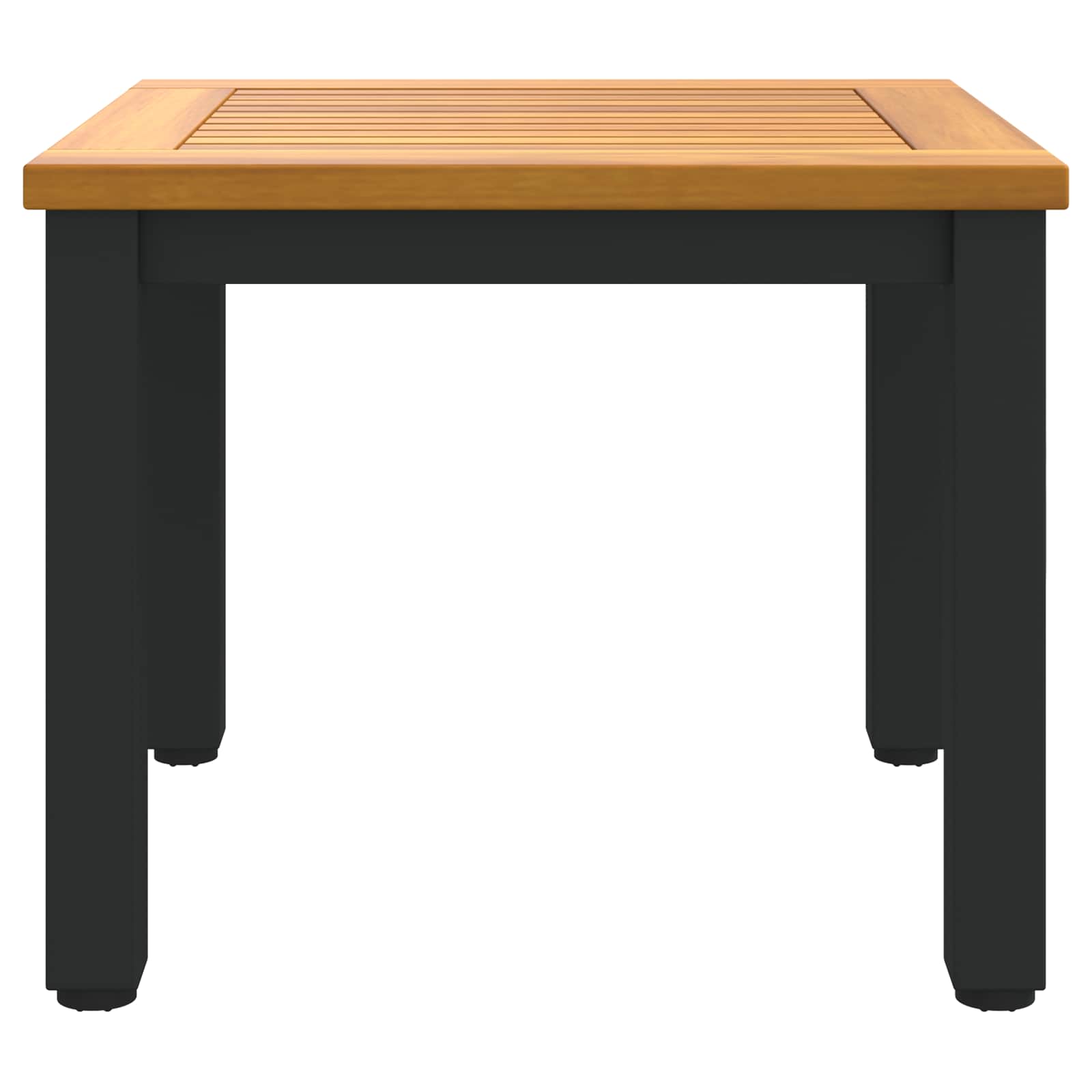 Tisch für Outdoor Natürlich und Schwarz 45 x 45 x 38 cm
