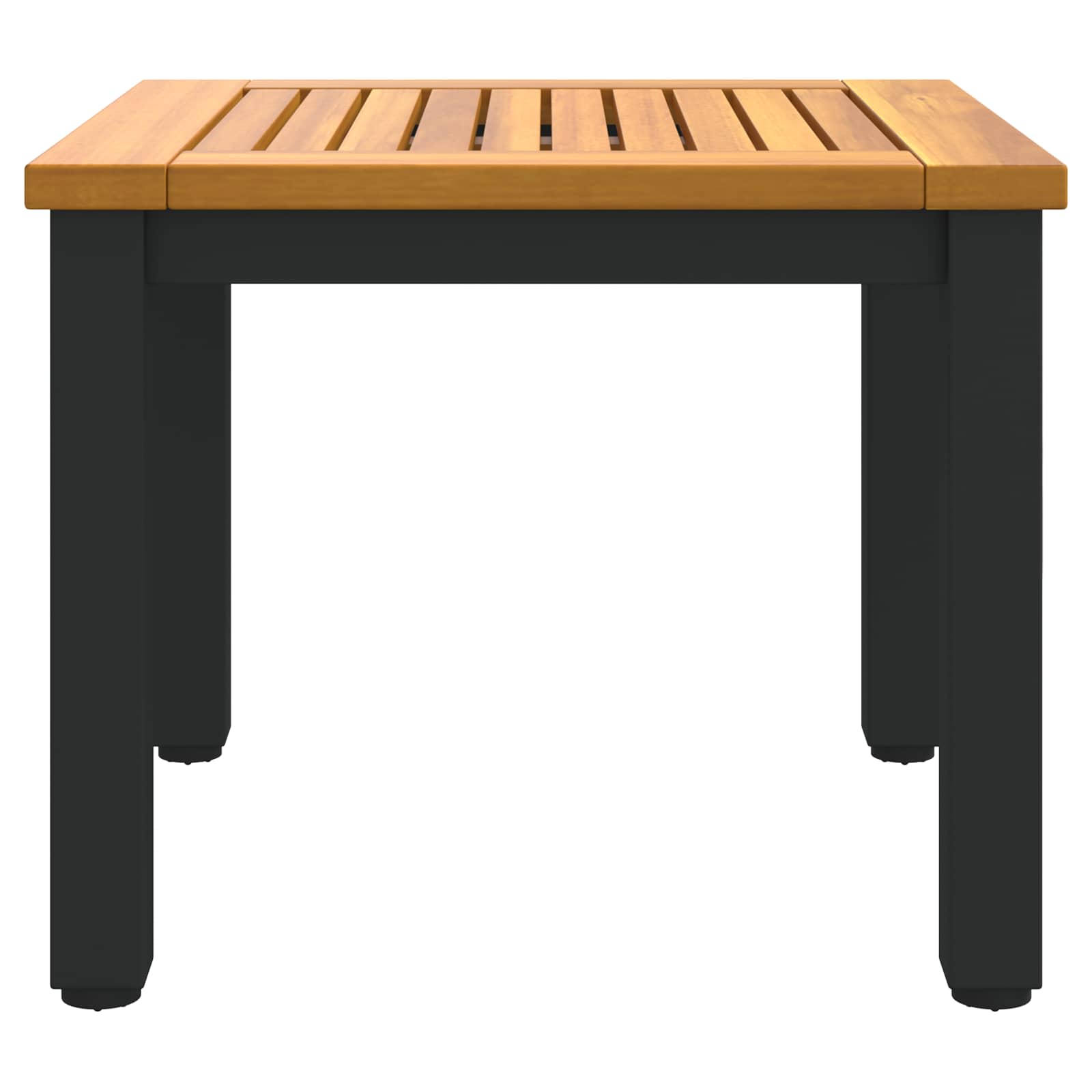 Tisch für Outdoor Natürlich und Schwarz 45 x 45 x 38 cm