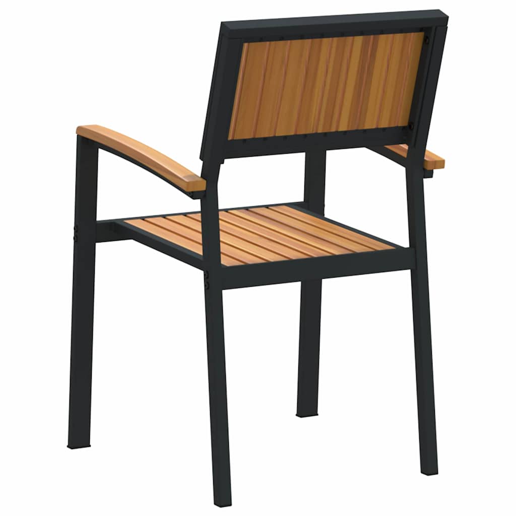 Stapelstuhl 4 pcs Braun 56 x 57 x 87 cm Massivholz Akazie